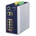 Коммутатор PLANET IP30 Industrial 8-Port 10/100/1000T + 2-Port 100/1000X SFP Ethernet Switch (-40~75 degrees C)