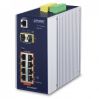 Коммутатор PLANET IP30 Industrial 8-Port 10/100/1000T + 2-Port 100/1000X SFP Ethernet Switch (-40~75 degrees C)