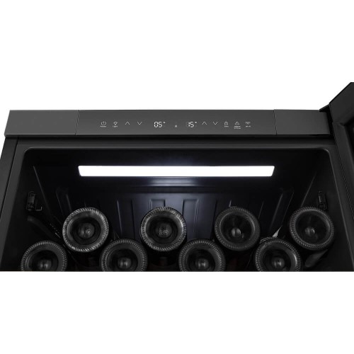 Винный шкаф Gorenje/ Винный шкаф Gorenje, ВхШхГ 819х595х575 мм, объем 138 л, вместительность 46 бутылок, 4 полки, цифровой дисплей, Wi-Fi, LED освещение, защита от УФ-излучения, энергоэффективность А+, цвет черный