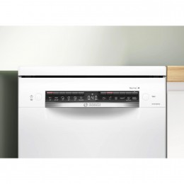 Отдельностоящая посудомоечная машина Bosch, 45 см, 10 комплектов, 5 программ, электронное управление, дисплей, отсрочка старта, уровень шума 46 дБ, энергоэффективность А+, цвет белый