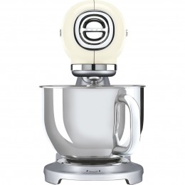 Планетарный миксер SMEG, стиль 50-х г.г., мощность 800 Вт, объем чаши 4.8 л, 10 скоростей, цвет кремовый