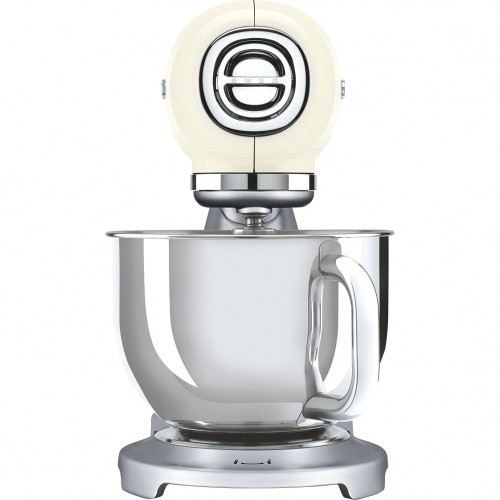 Планетарный миксер SMEG, стиль 50-х г.г., мощность 800 Вт, объем чаши 4.8 л, 10 скоростей, цвет кремовый
