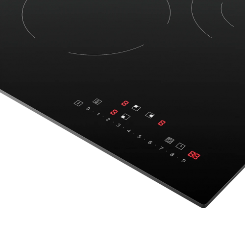 Варочная поверхность MONSHER Hi-Light 45 см – 9 уровней мощности, блокировка управления, таймер, черный цвет