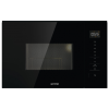 Встраиваемая микроволновая печь Gorenje 20 л с грилем, 8 автопрограммами и сенсорным управлением - черная
