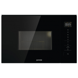 Встраиваемая микроволновая печь Gorenje BM201SG3BG, 20 л, 5 мощностей, 8 автопрограмм, гриль, AquaClean, черная