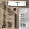 Кронштейн для 2-х мониторов ONKRON 13-32 с наклоном -45°/+45°, поворотом 360°, макс. нагрузкой 16 кг и вылетом 0-381 мм