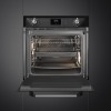 Встраиваемая электрическая духовка SMEG SOP6900TN - Многофункциональный духовой шкаф с пиролизом, 60 см, 9 функций, черный