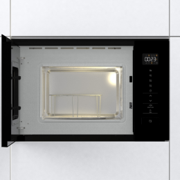 Встраиваемая микроволновая печь Gorenje BM201SG3BG, 20 л, 5 мощностей, 8 автопрограмм, гриль, AquaClean, черная