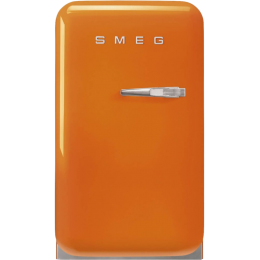 Холодильник SMEG FAB5LOR6, 34л, однокамерный, стандартный компрессор, оранжевый, стиль 50-х.