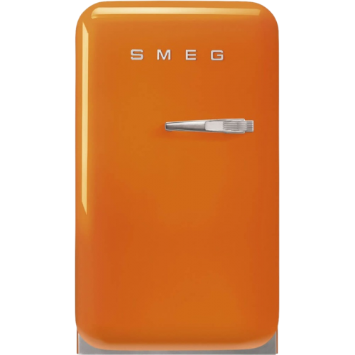 Холодильник SMEG 50-х годов, однокамерный, оранжевый, 34 л, ВхШхГ 725х404х569 мм, энергоэффективность С