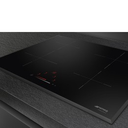 Встраиваемая индукционная панель SMEG si4642b, 60 см, скошенный край