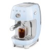 Рожковая эспрессо кофемашина SMEG 50-х, 15 бар, капучинатор, 1.4 л, одинарный/двойной эспрессо