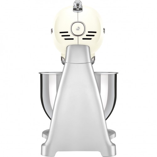 Планетарный миксер SMEG, стиль 50-х г.г., мощность 800 Вт, объем чаши 4.8 л, 10 скоростей, цвет кремовый
