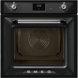 Встраиваемый духовой шкаф SMEG SOP6900TN, 60 см, черный, 9 функций, пиролиз.