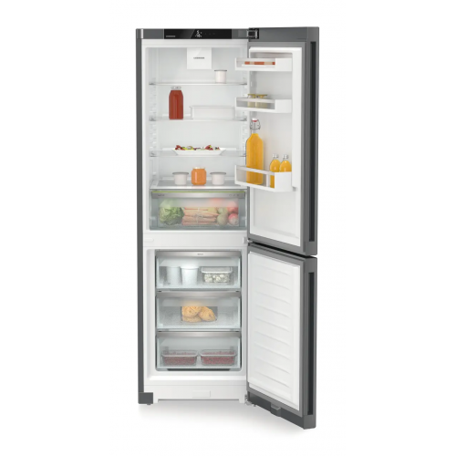 Холодильник LIEBHERR Pure с EasyFresh, NoFrost, 185.5 см, Dark Grey - Энергоэффективный и стильный выбор для вашего дома