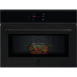 Встраиваемая микроволновая печь Electrolux EVM9E2XT, 44 л, 1000 Вт, гриль 1200 Вт, электронное управление, автоприготовление, черный цвет.