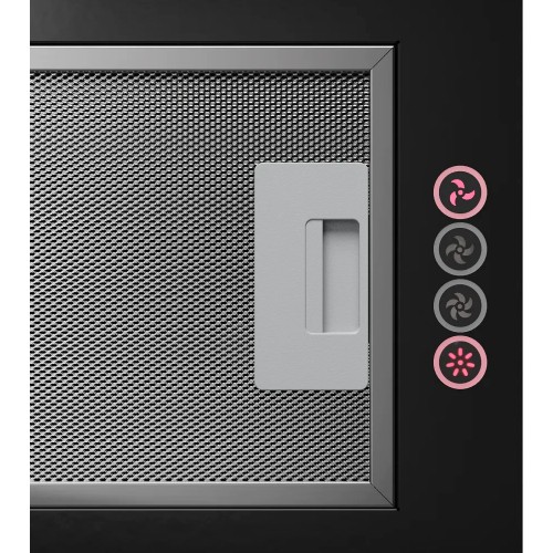 Встраиваемая вытяжка Kuppersberg 54 см - 650 м³/ч, 3 скорости, сенсорное управление, LED освещение, жироулавливающий фильтр
