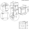 Встраиваемая электрическая духовка ELECTROLUX SteamBake с паром, чёрный цвет, таймер, отложенный старт и телескопические направляющие