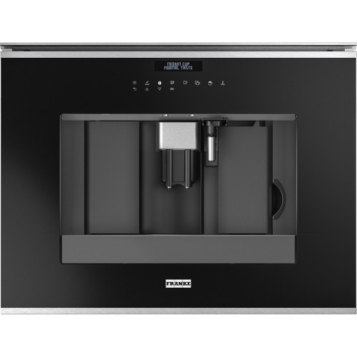Встраиваемая кофемашина Franke FMY 45 CM XS/Best – сенсорное управление, LCD-дисплей, 6 вариантов кофе и 5 уровней крепости.