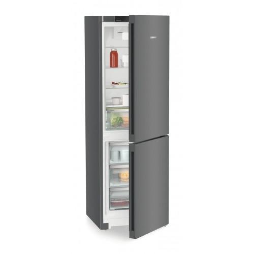 Холодильник LIEBHERR Pure с EasyFresh, NoFrost, 185.5 см, Dark Grey - Энергоэффективный и стильный выбор для вашего дома