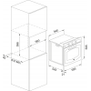 Духовой шкаф Franke FCO 86 H MB/ BEST - 60 см, 65 л, 8 режимов, конвекция, паровая очистка, черный матовый