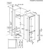 Встраиваемый холодильник ELECTROLUX No Frost 269 л - Комбинированный, электронное управление, перенавешиваемые двери, складная полка, полка для вина