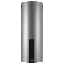 Вытяжка KHC 35969 DX Cylinder, стекло/нержавеющая сталь, 900 м³/ч, 3 режима, сенсорное управление, таймер, LED освещение.