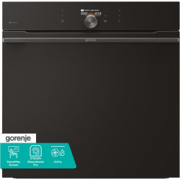Встраиваемая духовка Gorenje BP6138B, 77 л, 320°C, Wi-Fi, пиролитическая очистка, термощуп, AirFry.
