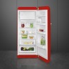 Холодильник SMEG 50-х годов, однокамерный, 270 л, красный с инверторным компрессором и морозильной камерой