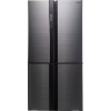 Холодильник Sharp/ 183x89.2x77.1 см, объем камер 394+211, No Frost, морозильная камера снизу, серебристый