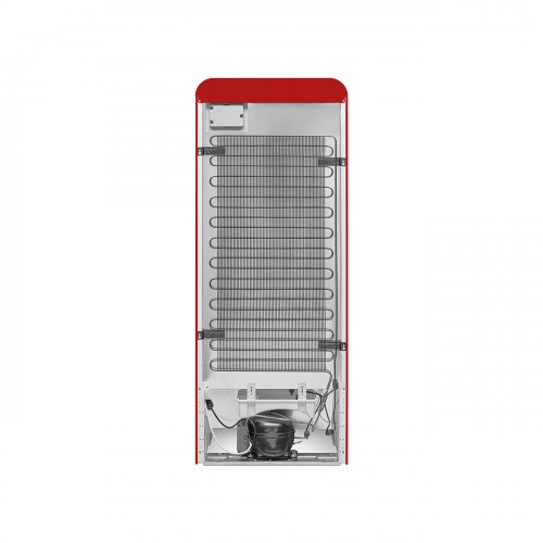 Холодильник SMEG 50-х годов, однокамерный, 270 л, красный с инверторным компрессором и морозильной камерой