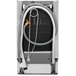 Встраиваемая посудомоечная машина Electrolux EEG63410L, 10 комплектов, 44.6x55x82 см, черная, сенсорное управление, 8 программ, конденсационная сушка, индикация на полу.