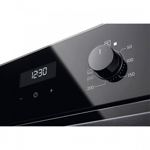 Встраиваемый духовой шкаф ELECTROLUX с паром, 60 см, 72 л, 8 режимов, каталитическая очистка, черный, телескопические направляющие