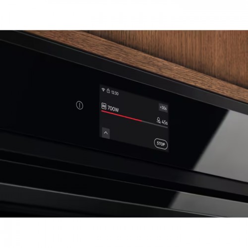 Встраиваемая микроволновая печь Electrolux с грилем, 44 л, 1000 Вт, черная - электронное управление, автоприготовление и авторазмораживание