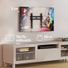Кронштейн ONKRON для телевизоров 32-65 | Наклон 0º, Поворот 0º, Макс. 400x400, Черный, до 50кг