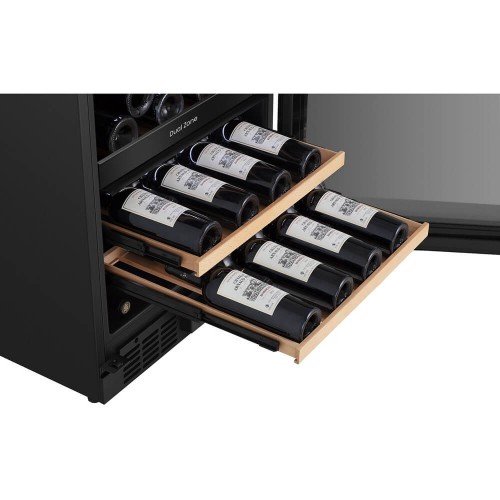 Винный шкаф Gorenje/ Винный шкаф Gorenje, ВхШхГ 819х595х575 мм, объем 138 л, вместительность 46 бутылок, 4 полки, цифровой дисплей, Wi-Fi, LED освещение, защита от УФ-излучения, энергоэффективность А+, цвет черный