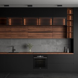 Встраиваемый духовой шкаф Korting OKB 9982 EN ST, 77 л, 12 режимов, черный