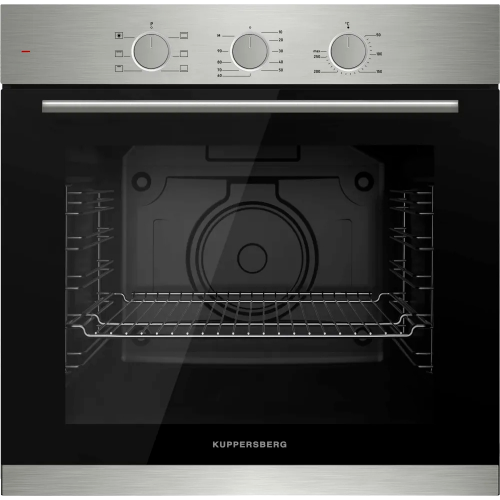 Электрический духовой шкаф Kuppersberg 60 см, 80 л, 6 режимов, паровая очистка, черный и нержавеющая сталь - Кухонная техника KITCHEN RETAIL