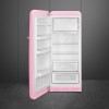 Холодильник SMEG 1530x601x728 мм, стиль 50-х, однокамерный с морозильной камерой, 270 л, розовый