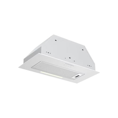 Встраиваемая вытяжка Kuppersberg High-Tech 54 см с сенсорным управлением, 3 скоростями и LED освещением - 650 м³/ч, 51 дБ, белая