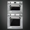 Встраиваемая электрическая духовка SMEG Victoria 60 см - Многофункциональный духовой шкаф с 6 функциями, нержавеющая сталь с защитой от отпечатков пальцев