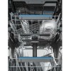 Встраиваемая узкая посудомоечная машина ELECTROLUX на 10 комплектов, сенсорное управление, 8 программ, черная, 44.6x55x82 см