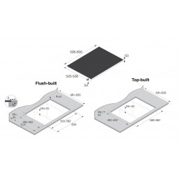 Варочная панель ASKO HI2642FBG1, 60 см, индукция, 4 конфорки, объединение зон, Boost, таймер, черный