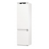 Встраиваемый двухкамерный холодильник Gorenje - белый, с металлической дверцей, открывание влево/вправо, класс SN/N/ST/T