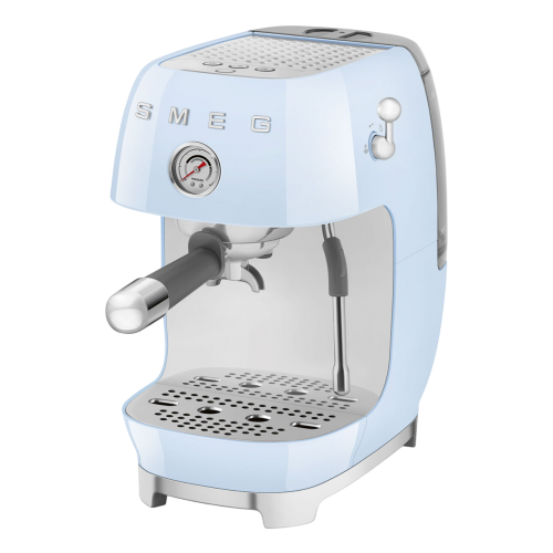 Рожковая эспрессо кофемашина SMEG 50-х, 15 бар, капучинатор, 1.4 л, одинарный/двойной эспрессо