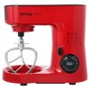 Кухонная машина Korting KKM 0103 Diva - 1500 Вт, 6.3 л, 6 скоростей, красная