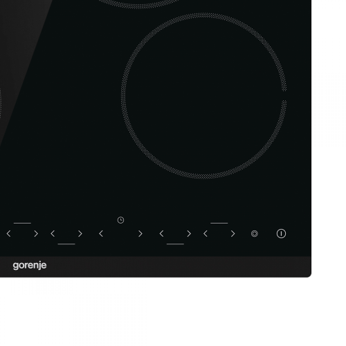 Варочная панель Gorenje 59 см с 4 конфорками, таймером, сенсорным управлением и PowerBoost - черная