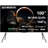 H1: 100 Ultra HD QLED Телевизор с Google TV, Dolby Atmos и 144Hz – Напольная подставка в комплекте, 2025 Две коробки