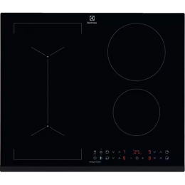 Встраиваемые индукционные панели ELECTROLUX/ индукционная варочная поверхность, цвет: Черный, сенсорное управление, 3-хступенчатая индикация остаточного тепла, акустический сигнал (вкл/выкл), автоматика закипания, блокировка панели управления, Таймер откл