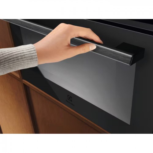 Встраиваемая микроволновая печь Electrolux с грилем, 44 л, 1000 Вт, черная - электронное управление, автоприготовление и авторазмораживание